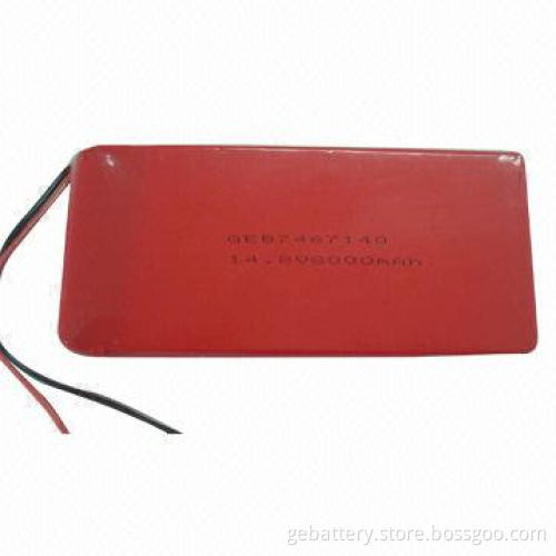 14.8V/8,000mAh Li-Po Battery Pack, 1C Continuous Discharge Current